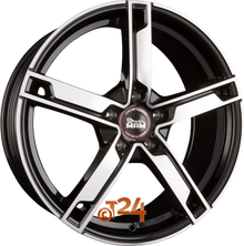 MAM Velgen - MAM W4 Black Front Polished  - 18 inch