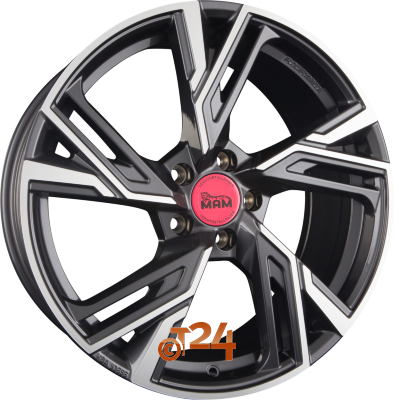 MAM Velgen - MAM RS5 Palladium Front Polish  - 20 inch