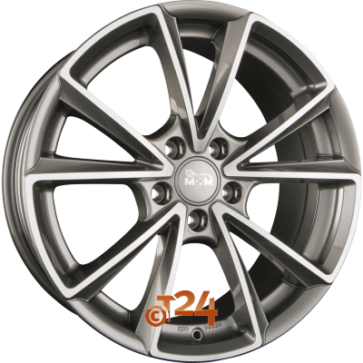 MAM Velgen - MAM A5 Palladium Front Polished  - 20 inch