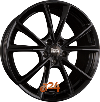 MAM Velgen - MAM A5 Black Painted  - 18 inch