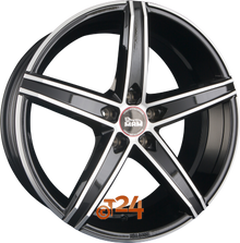 MAM Velgen - MAM OX-18 Black Front Polish  - 19 inch