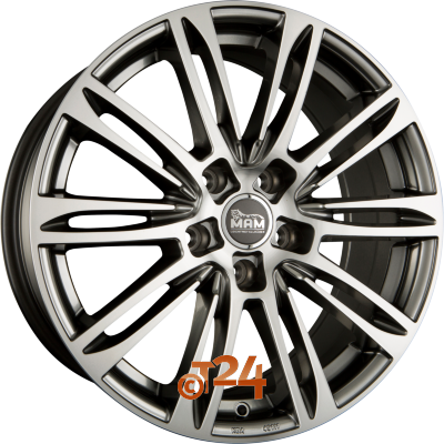 MAM Velgen - MAM A4 Hyper Front Polish  - 17 inch