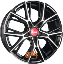 MAM Velgen - MAM B4 Black Front Polish  - 19 inch