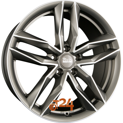 MAM Velgen - MAM RS3 Palladium Front Polish  - 18 inch