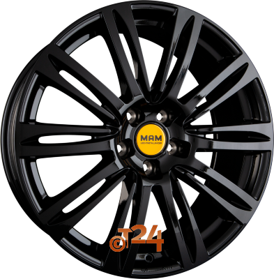 MAM Velgen - MAM A4 Black Painted  - 18 inch