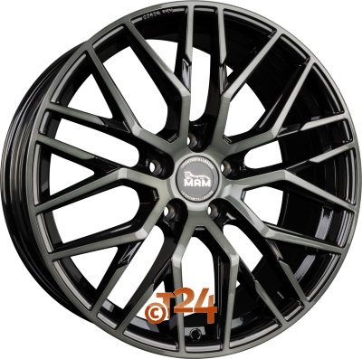 MAM Velgen - MAM RS4 Gun Metal Brushed  - 18 inch
