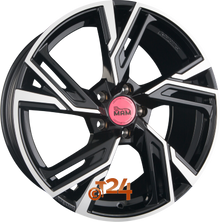 MAM Velgen - MAM RS5 Black Front Polish  - 16 inch