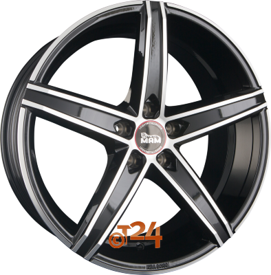 MAM Velgen - MAM OX-18 Black Front Polish  - 19 inch