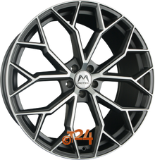 MOTEC Velgen - BULL (MCT17) Grau Poliert - 19 inch