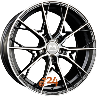 MOTEC Velgen - BLAZE (MCR7) Schwarz Matt Poliert - 19 inch