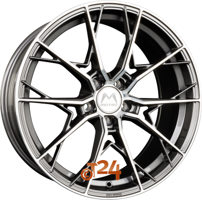MOTEC Velgen - BLAZE (MCR7) Gunmetal Poliert - 19 inch