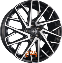 OXIGIN Velgen - OX28 OXMOVE Black Full Polished  - 20 inch
