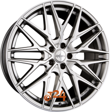 OXIGIN Velgen - OX25 OXCROSS Hyper Silver Polish  - 20 inch