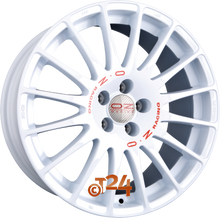 OZ Velgen - SUPERTURISMO WRC Race White + Red Lettering - 15 inch