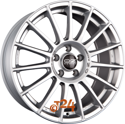 OZ Velgen - SUPERTURISMO LM Matt Race Silver + Black Lettering - 18 inch