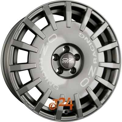 OZ Velgen - RALLY RACING Dark Graphite + Silver Lettering - 19 inch