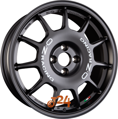 OZ Velgen - LEGGENDA Matt Black + White Lettering - 17 inch