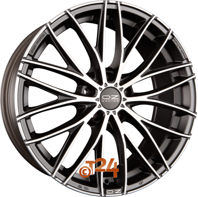 OZ Velgen - ITALIA 150 Matt Dark Graphite Diamond Cut - 17 inch