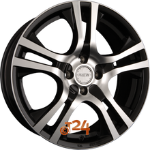 PLATIN Velgen - P 53 Schwarz Poliert - 15 inch