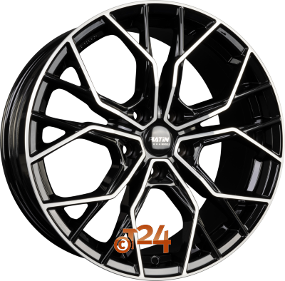 PLATIN Velgen - P 118 Black Polished - 19 inch