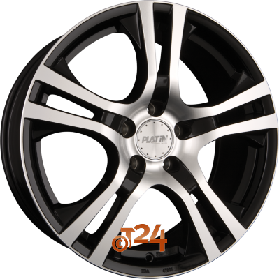 PLATIN Velgen - P 53 Schwarz Poliert - 16 inch