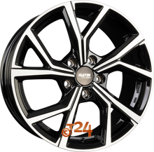 PLATIN Velgen - P 115 Black Polished - 17 inch