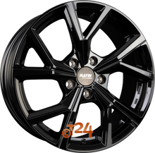 PLATIN Velgen - P 115 Black Shiny - 16 inch