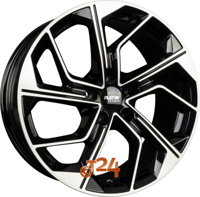 PLATIN Velgen - P 116 Black Polished - 19 inch