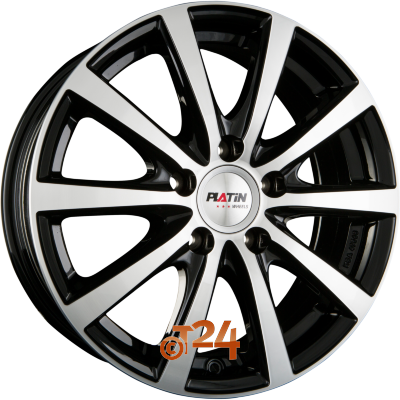 PLATIN Velgen - P 69 Schwarz Poliert - 17 inch