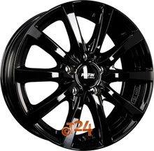 PLATIN Velgen - P 69 Black Shiny - 16 inch