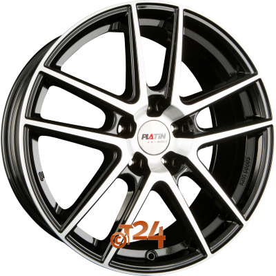 PLATIN Velgen - P 73 Diamant Schwarz Frontpoliert - 18 inch