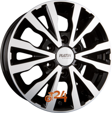 PLATIN Velgen - P 86 Black Polished - 17 inch