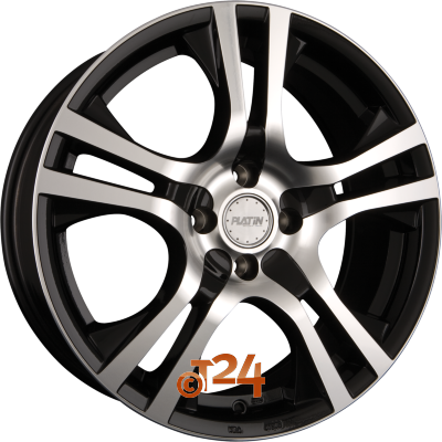 PLATIN Velgen - P 53 Schwarz Poliert - 15 inch