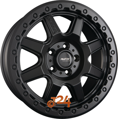 PLATIN Velgen - P 111 Matt Black - 18 inch