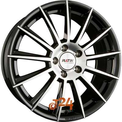PLATIN Velgen - P 74 Black Polished - 18 inch