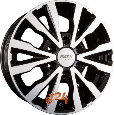PLATIN Velgen - P 86 Black Polished - 16 inch
