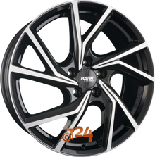 PLATIN Velgen - P 107 Diamant Schwarz Frontpoliert - 19 inch