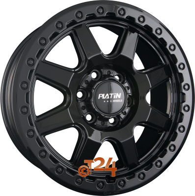 PLATIN Velgen - P 111 Black Glossy - 20 inch