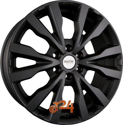 PLATIN Velgen - P 86 Black Matt - 17 inch