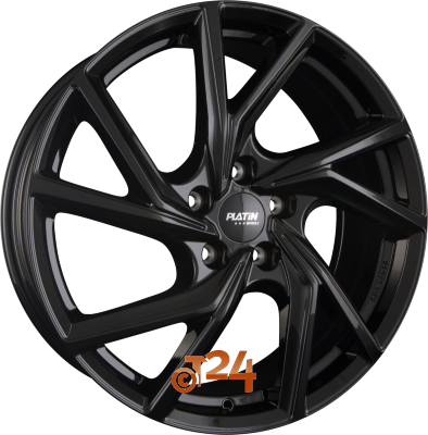 PLATIN Velgen - P 107 Diamant Schwarz - 19 inch
