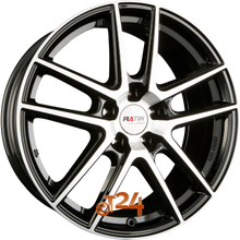 PLATIN Velgen - P 73 Diamant Schwarz Frontpoliert - 16 inch