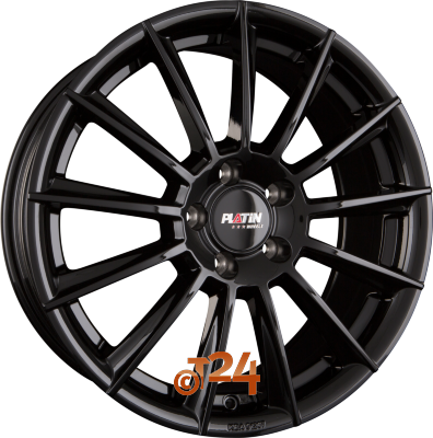 PLATIN Velgen - P 74 Black Shiny - 18 inch