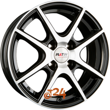 PLATIN Velgen - P 73 Diamant Schwarz Frontpoliert - 15 inch