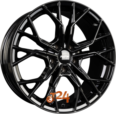 PLATIN Velgen - P 118 Black - 20 inch