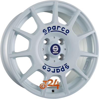 SPARCO Velgen - TERRA White + Blue Lettering - 16 inch