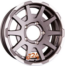 SPARCO Velgen - DAKAR JIMNY Matt Dark Grey Lip Polish - 16 inch