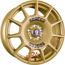 SPARCO Velgen - TERRA Race Gold + Blue Lettering - 17 inch