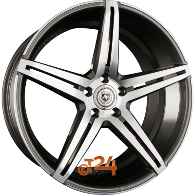 artFORM Velgen - AF-301 Gunmetal Polished - 20 inch
