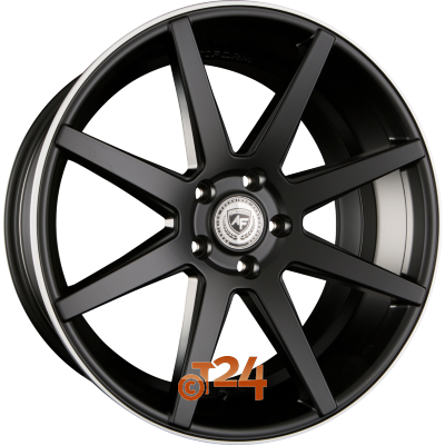 artFORM Velgen - AF-302 Flat Black Rim Polished - 20 inch