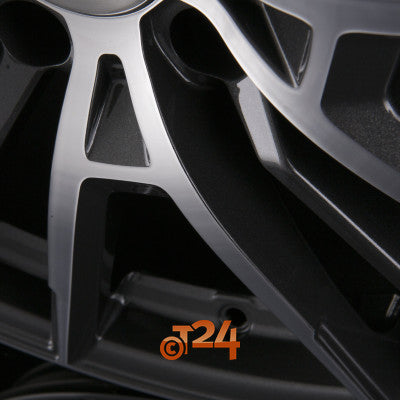 AEZ Velgen - KAIMAN DARK - Gunmetal Frontpoliert - 18 inch